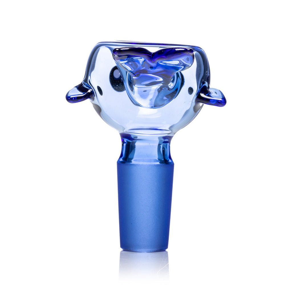 14mm Blue Whale Glass Bong Bowl