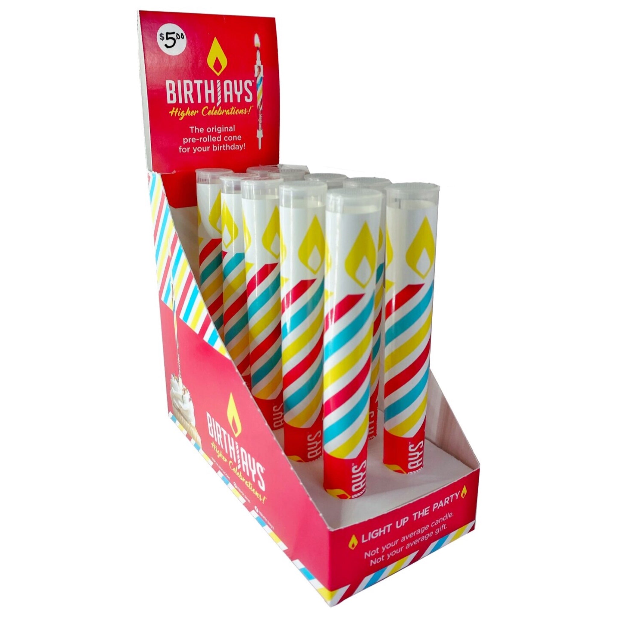 BirthJays Pre-Rolled Joint Birthday Candles 🎂