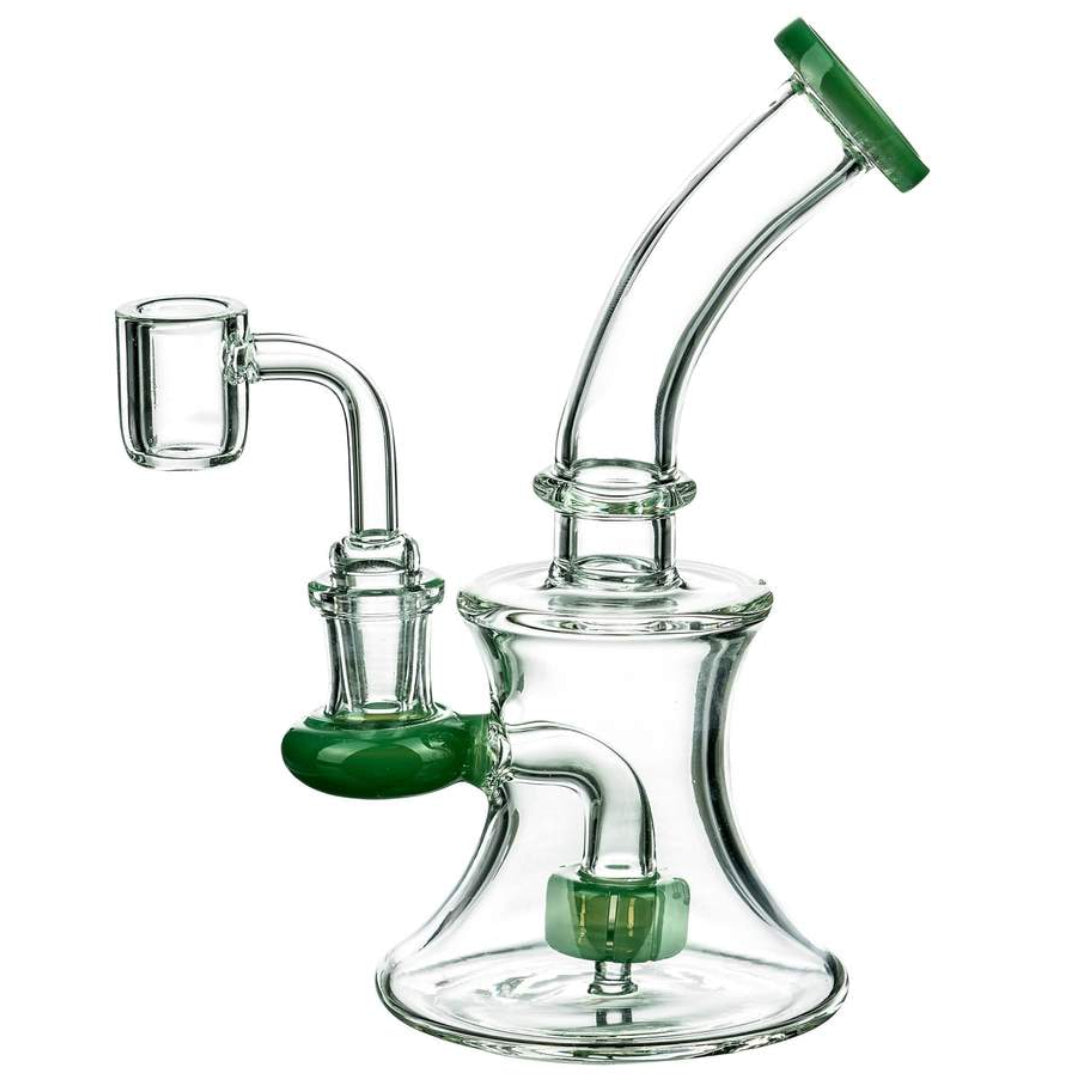 CaliConnected 7” Hourglass Dab Rig 🌿🍯
