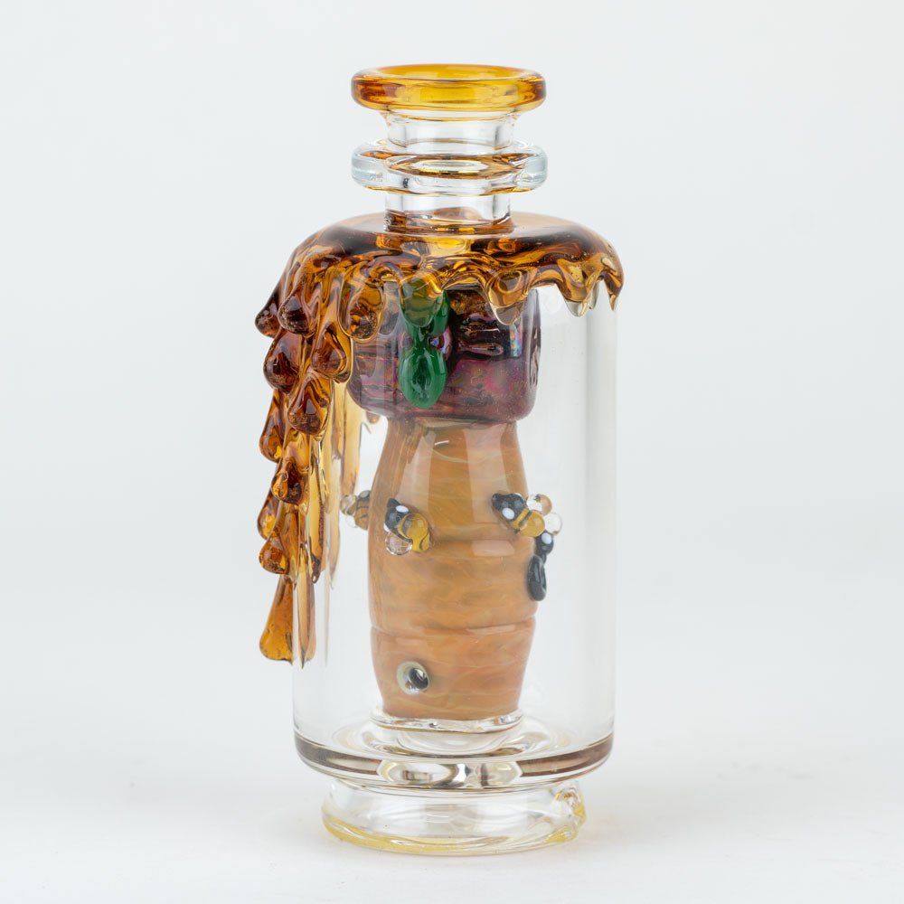 Empire Honey Bees Puffco Peak Glass Attachment Side 1