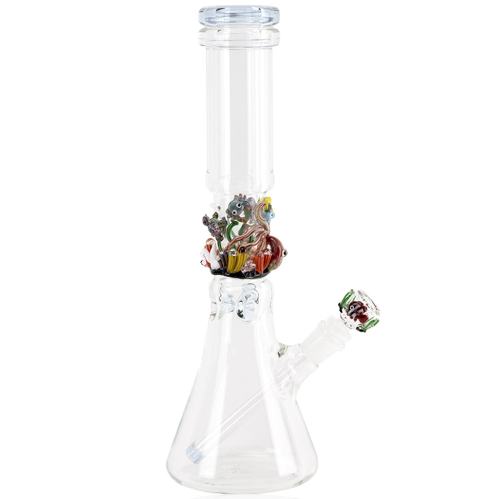 Empire Glassworks 14” Under the Sea Beaker Bong 🐙