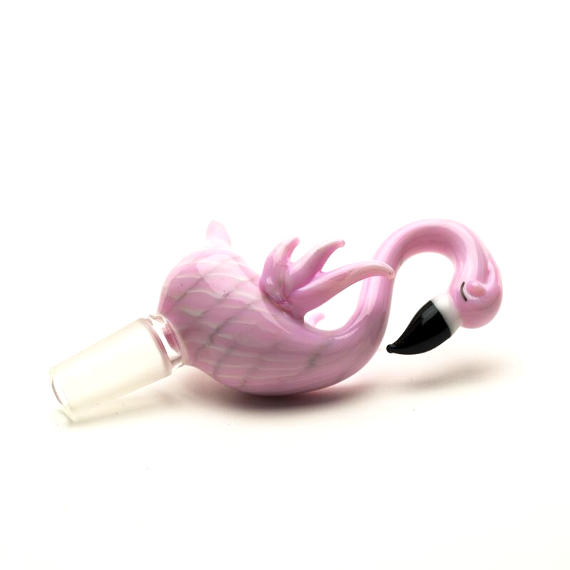 Empire Glassworks Pink Flamingo Bowl Piece