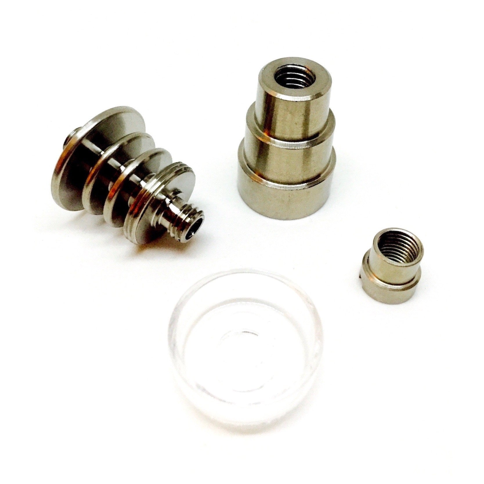 Fully Universal Titanium Nail w. Quartz Dish (6-in-1)