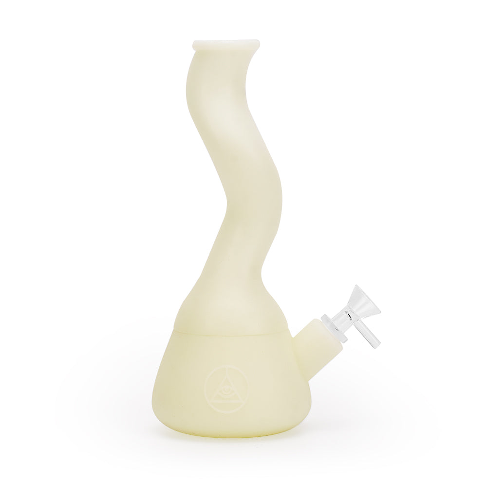 Ritual 10'' Wavy Silicone Beaker UV Titanium White